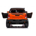Elektrické autíčko - Toyota Hillux - lakované - oranžové